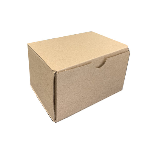 Boîtes d'expédition Abbey Tuck In - 32 ECT E Flute Kraft Plain - 5-1/2" L x 4-1/4" l x 3-1/2" H - Paquet de 50