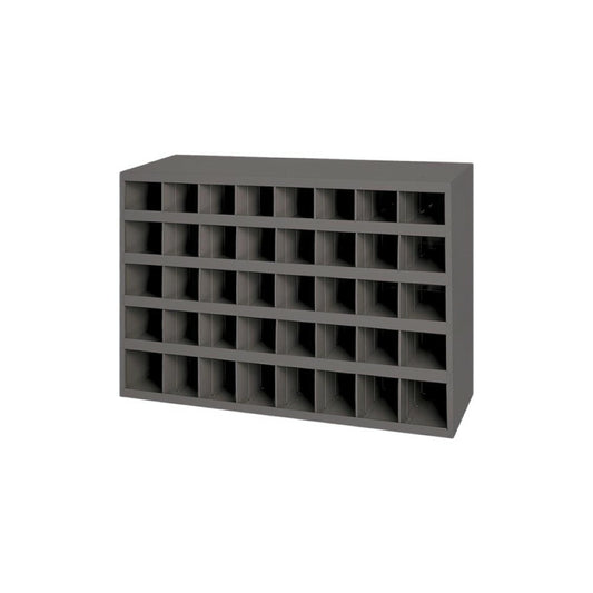 Durham Steel Storage Bin Cabinet - 33-3/4" W x 8-1/2" D x 22-1/4" H - Grey