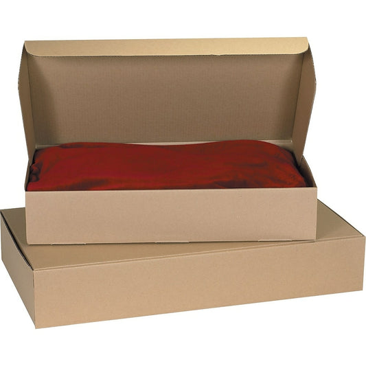 Literature Mailer, 18" x 12" x 3", Kraft, 25 Pack