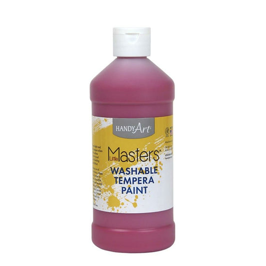 Little Masters Washable Tempera Paint - 473 ML- Magenta