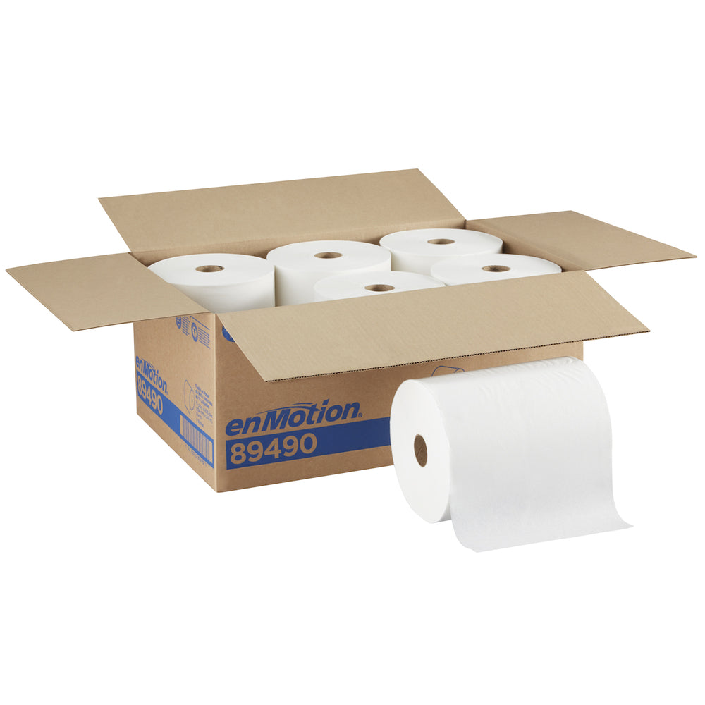 Georgia-Pacific enMotion 10"Recycled Paper Towel Rolls - 6 Pack