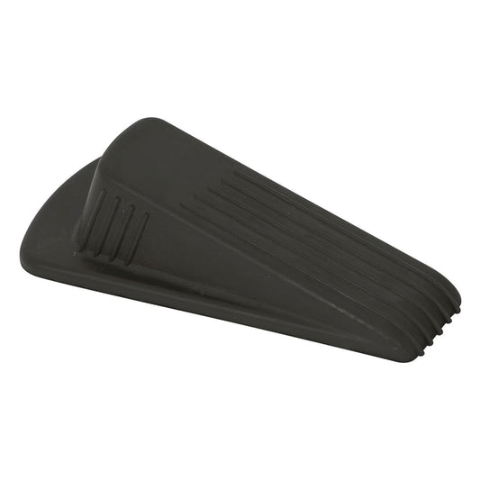 Staples Door Wedge, Heavy Duty, Black