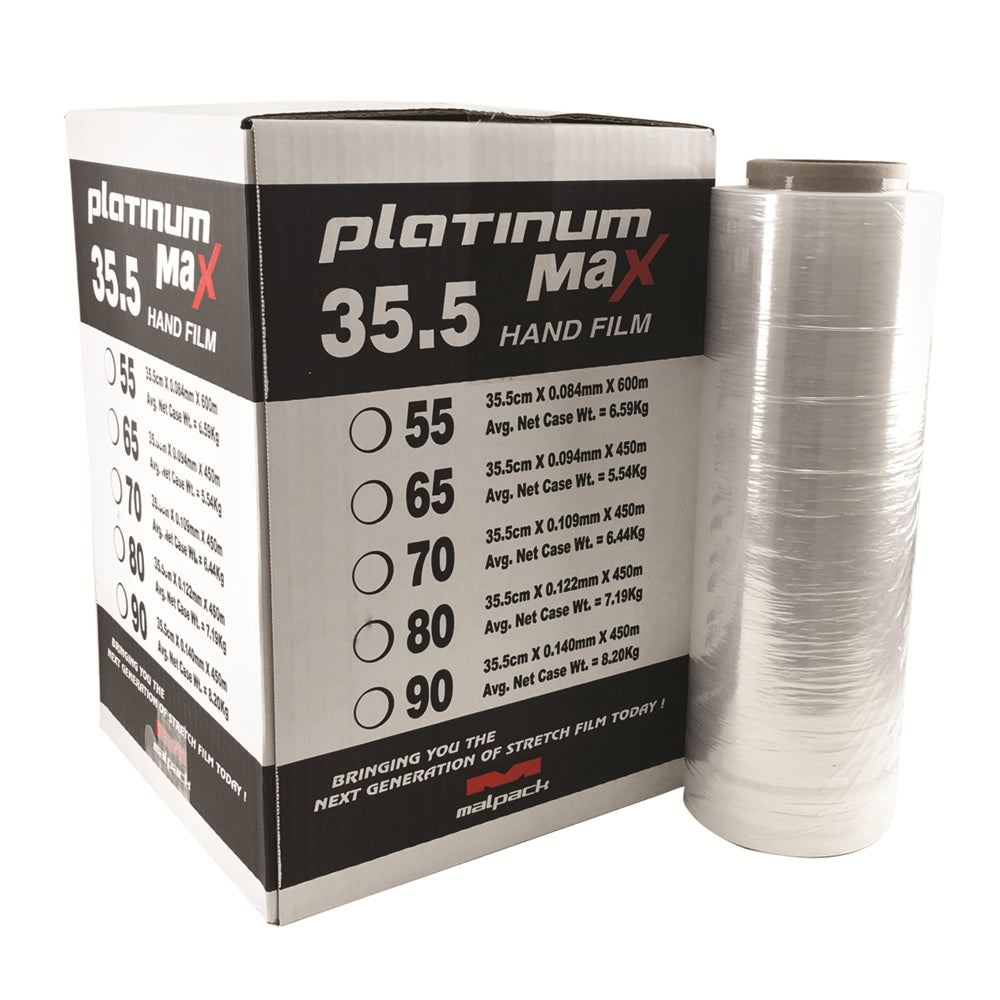 Bandage manuel Malpack PlatinumMax - 14" x 1476' - Calibre 37/65 - Paquet de 4
