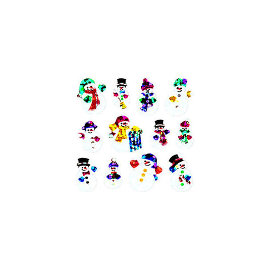 Autocollants Lion de sable argenté - Bonhommes de neige