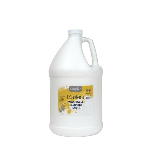 Little Masters Washable Tempera Paint - 3.78L - White