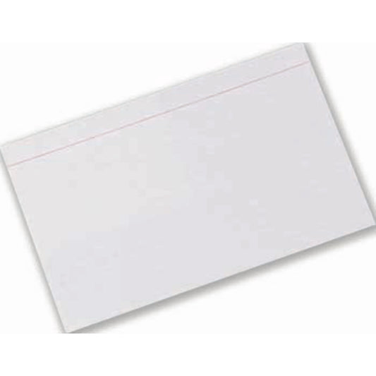 Fiches vierges blanches Oxford - 12,7 cm l x 20,3 cm L - Paquet de 100