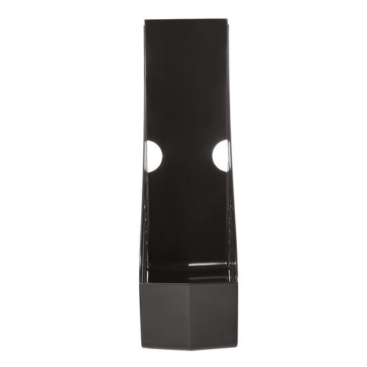 Deflecto Antimicrobial Jumbo Magazine File - Black