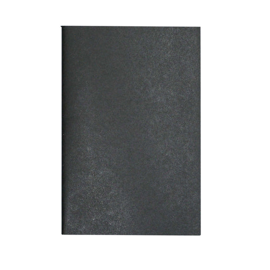 Carnets de notes Hilroy à couverture noire, reliure cousue sur le côté - 15,2 x 10,2 cm - 48 feuilles