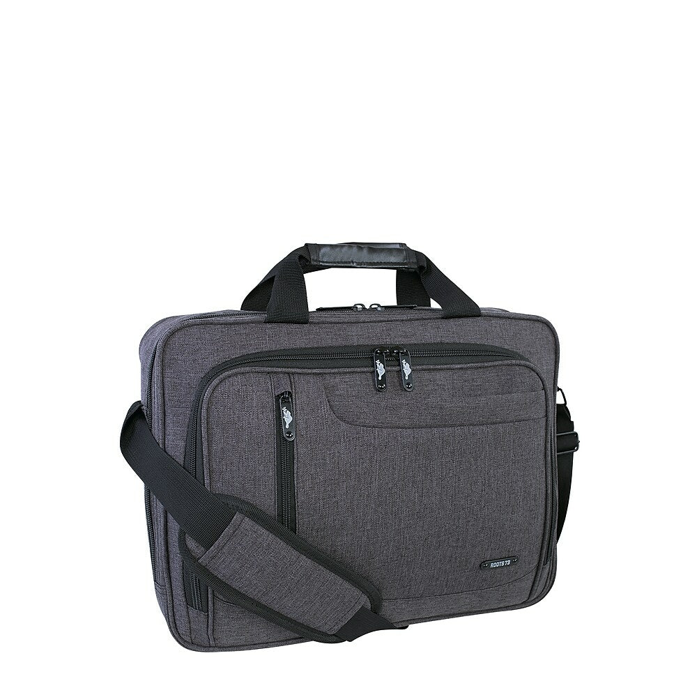 Sacoche pour ordinateur portable ROOTS RTS3400 15,6" à double soufflet avec chargement par le haut et RFID, gris