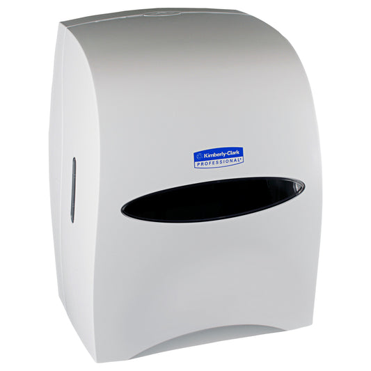 Kimberly-Clark Professional Sanitouch Manual Hard Roll Towel Dispenser - for 1.75" Core Roll Towels - 12.63" x 16.13" x 10.2" - White