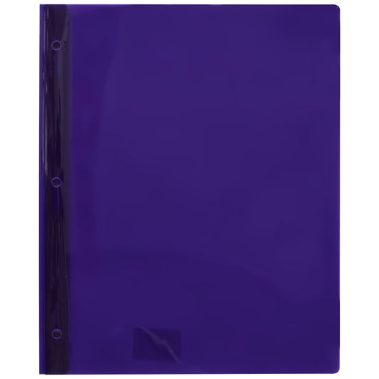 Winnable 3-Prong Poly Report with Tangs - Purple