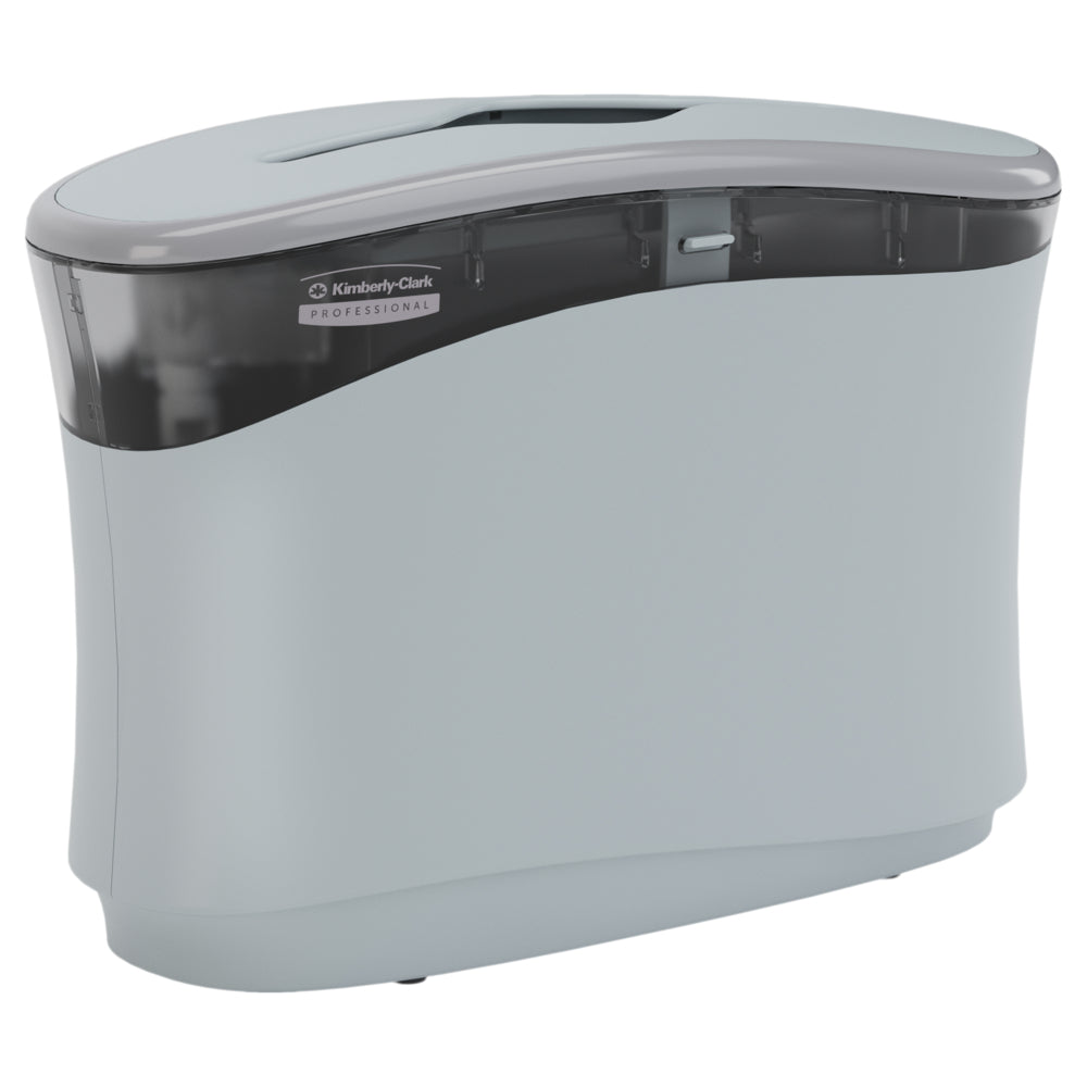 Kimberly-Clark Professional Countertop Folded Paper Towel Dispenser - 13.3" W x 9.0" H x 5.2" D - Soft Grey