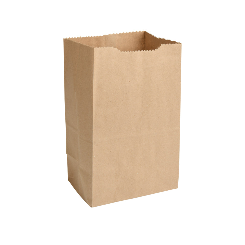 Sac en papier court très résistant Rosenbloom - Kraft naturel - Paquet de 500