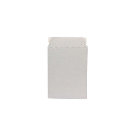 Enviro-Logix Flat Open End Mailers - Peel & Stick - 7" x 9" - White CCKB - 100 Pack