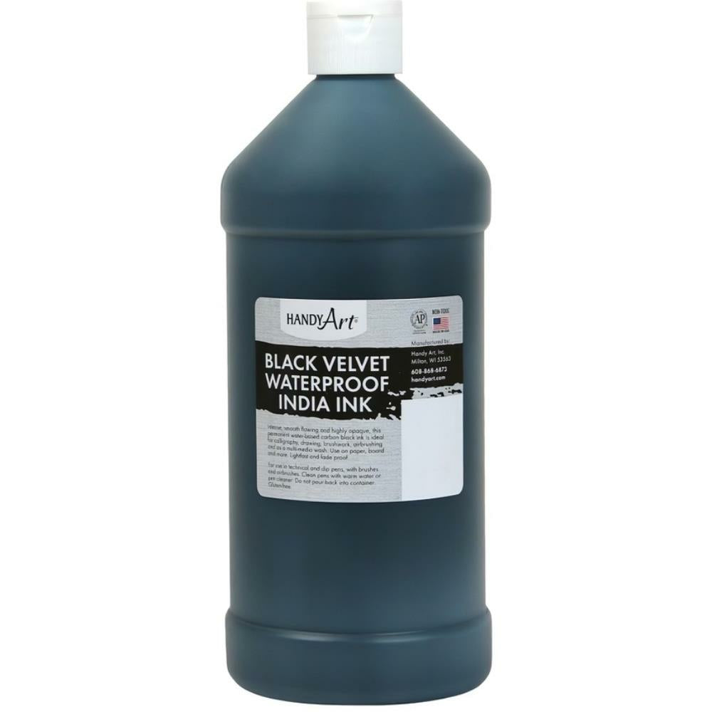 Handy Art Black Velvet India Ink 946ML