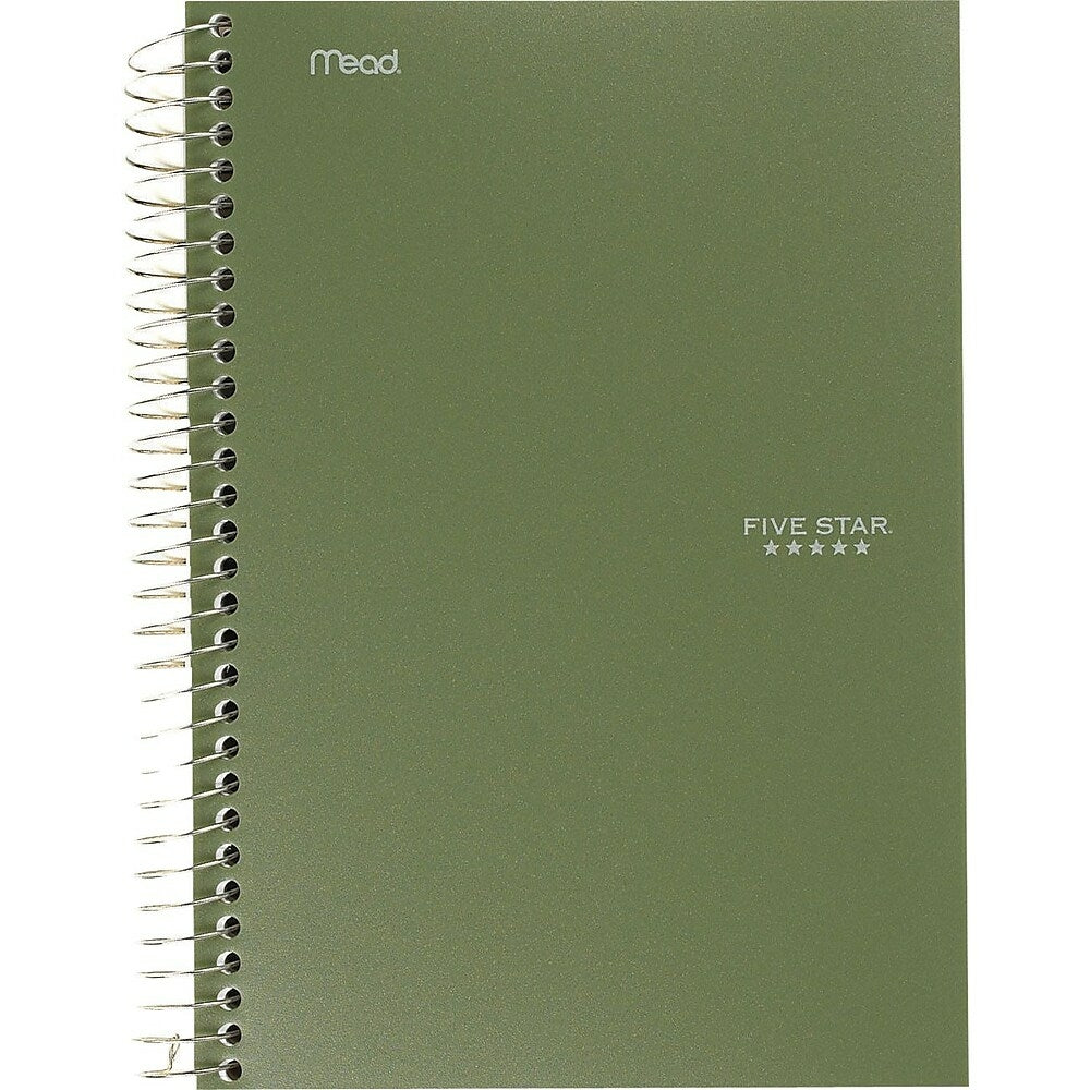 Carnet de notes premium Five Star 5 sujets - 9-1/2" x 6" - Couleurs assorties