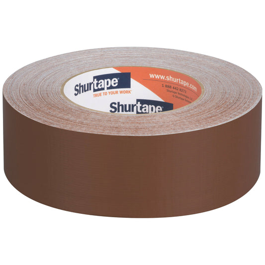 Shurtape PC 618 Performance Grade - Cloth Duct Tape - 48 mm W x 55 m L - Brown