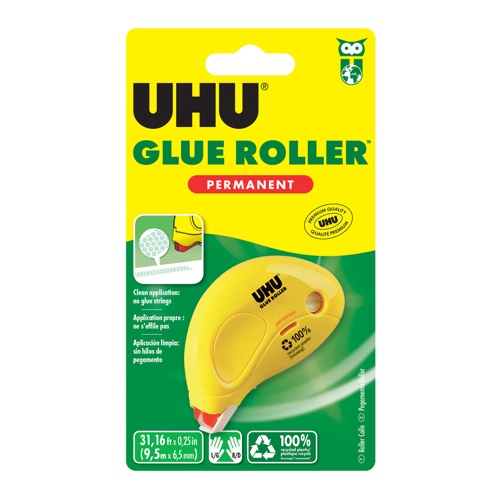UHU Glue Dot Roller, 6.5 x 9.5mm