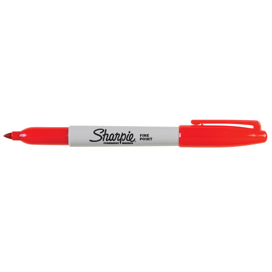 Sharpie Permanent Markers - Fine Point - Red
