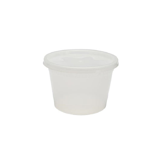 Eco-Packaging Container with Lid Microwave - 16oz - 240 Pack