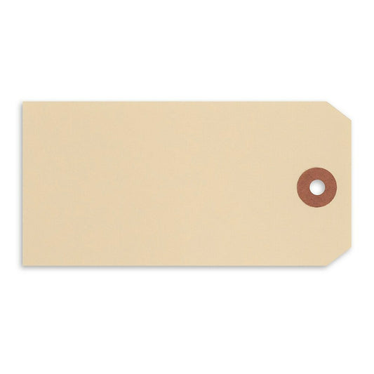 Merangue Manilla Shipping Tags - 4 3/4" x 2 3/8" - 1000 Pack
