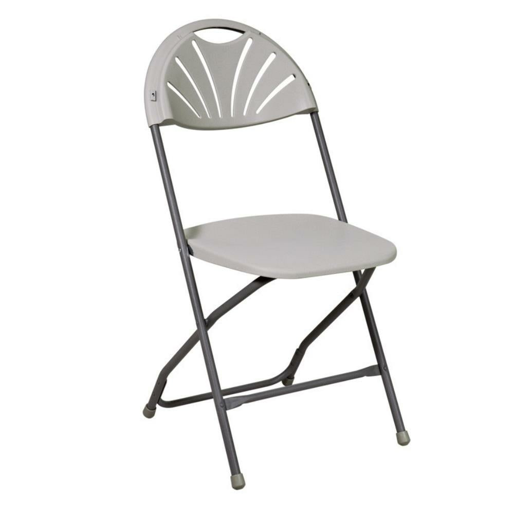 Worksmart Folding Chair light grey