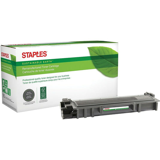 Staples Sustainable Earth Remanufactured TN660 High-Yield Black Laser Toner Cartridge