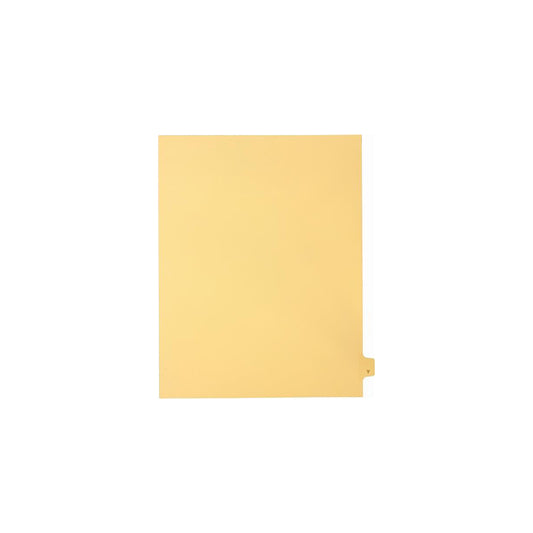 Sterling Alpha Singles Tabs, Letter Y, Buff, Letter Size, 1/26th Cut, 25/pk