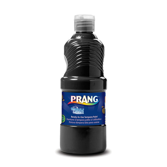 Peinture à la détrempe lavable Prang - 940 g - Noir