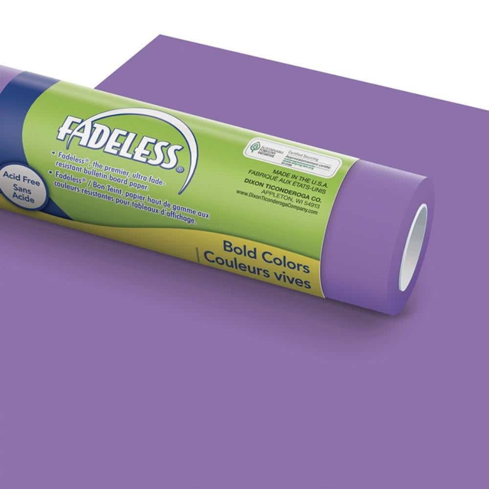 Fadeless Bulletin Board Art Paper, Violet, 1/21m x 15.24m, 1 Roll