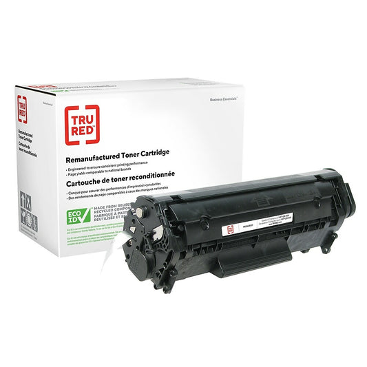 TRU RED 0263B001AA Canon 104 Remanufactured Toner Cartridge - Standard Yield - Black