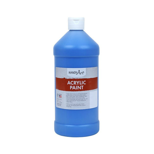 Peinture acrylique Handy Art, bleu cobalt, 946 ml.