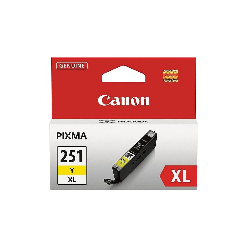 Réservoir d'encre jaune Canon CLI-251XL, haut rendement