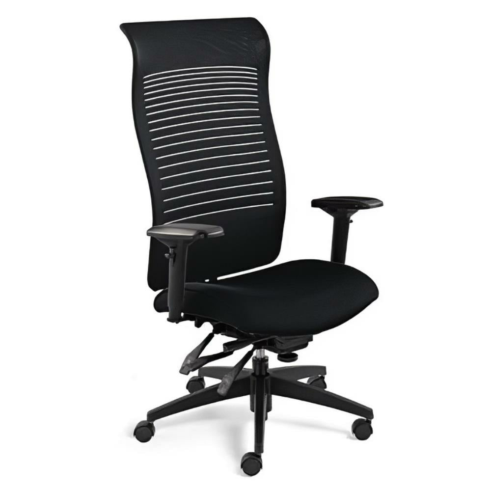 Chaise ergonomique Global Loover noire