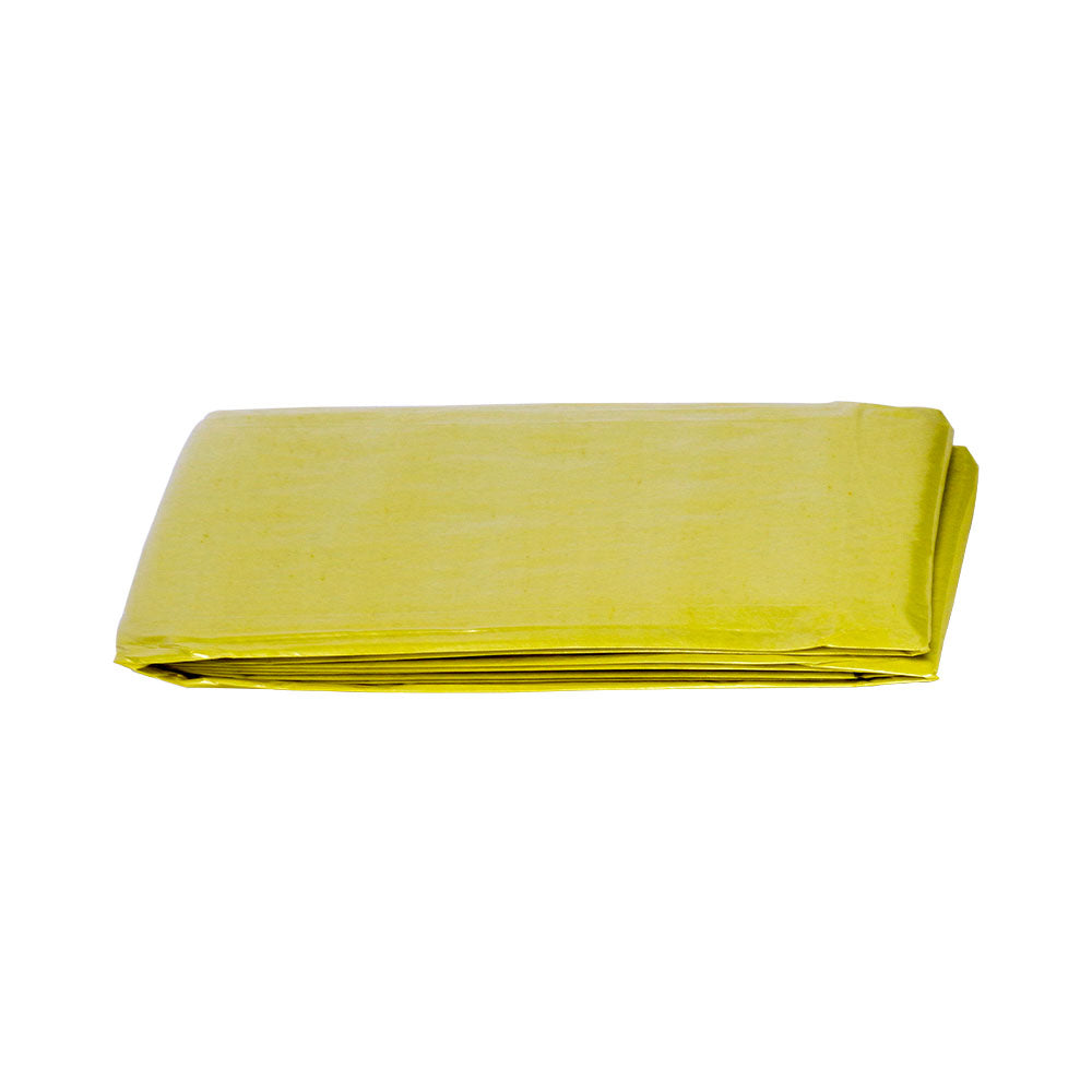 Couverture d'urgence jetable Wasip - Jaune - 150 cm x 180 cm