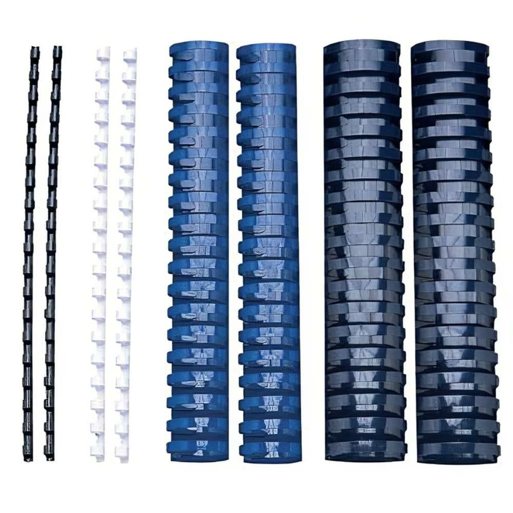 Fellowes 19 Rings Binding Combs - 1/2" - Dark Blue - 100 Pack