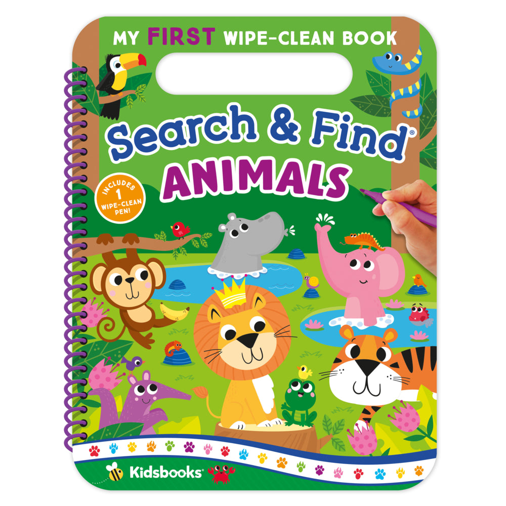 Kidsbooks Publishing - My First Wipe-Clean Book: Search & Find Animals
