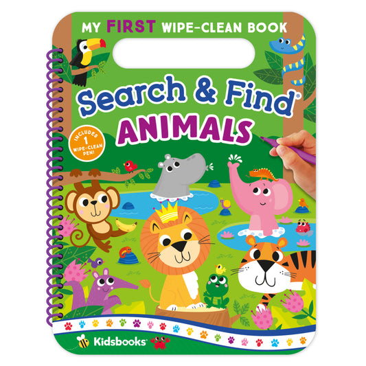 Kidsbooks Publishing - My First Wipe-Clean Book: Search & Find Animals