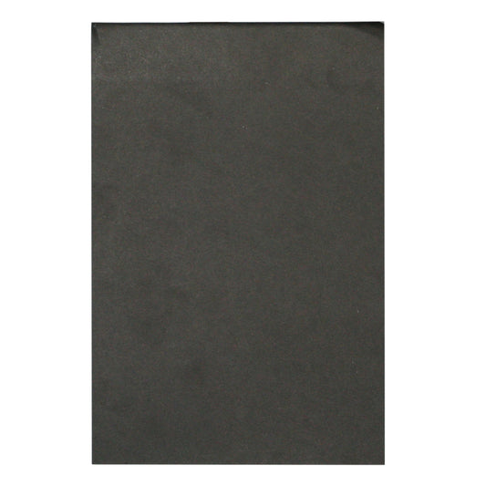 Carnets de notes Hilroy à couverture noire et reliure cousue - 4" x 6" - 48 feuilles