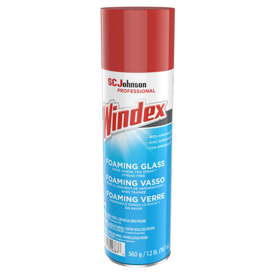 Windex Foaming Glass Cleaner Aerosol - 560g