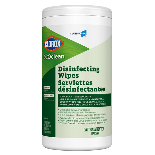 Clorox Pro EcoClean Disinfecting Wipes - 75 Wipes