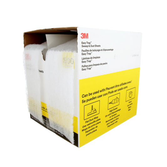 Easy Trap Duster Sweep & Dust Sheets - 5 in W x 6 in L (12.7 cm W x 15.24 cm L) Sheet x 125 ft (38.1 m) Roll Length - 2 Pack