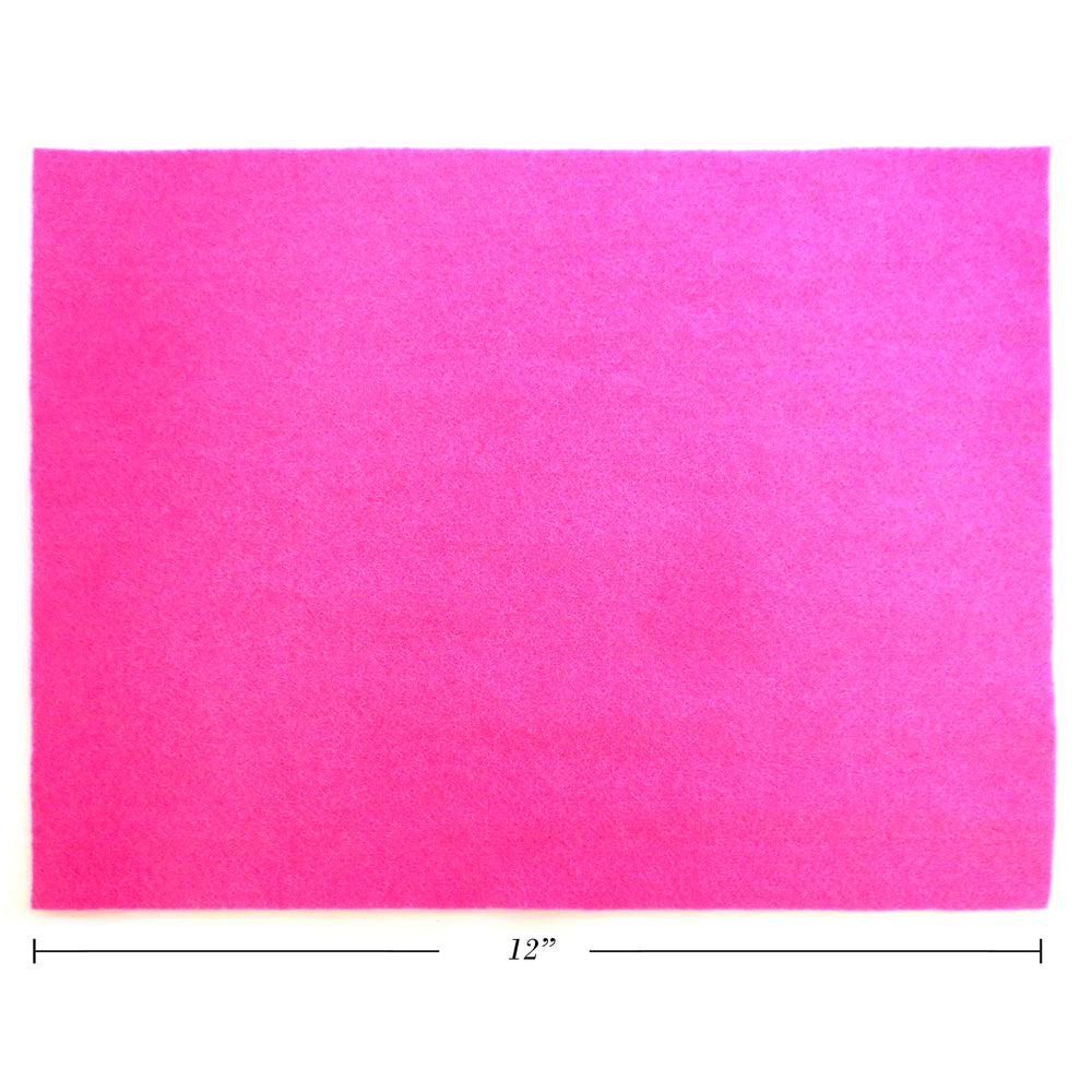 Selectum Felt Sheets - 9"W x 12"L - Pink - 10 Pack