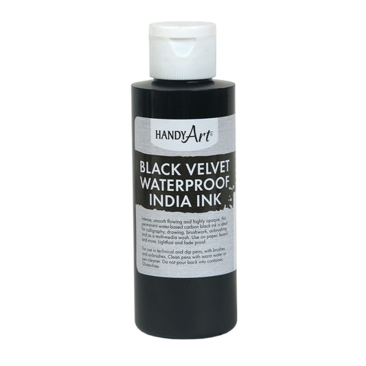 Handy Art Black Velvet India Ink - 118 mL