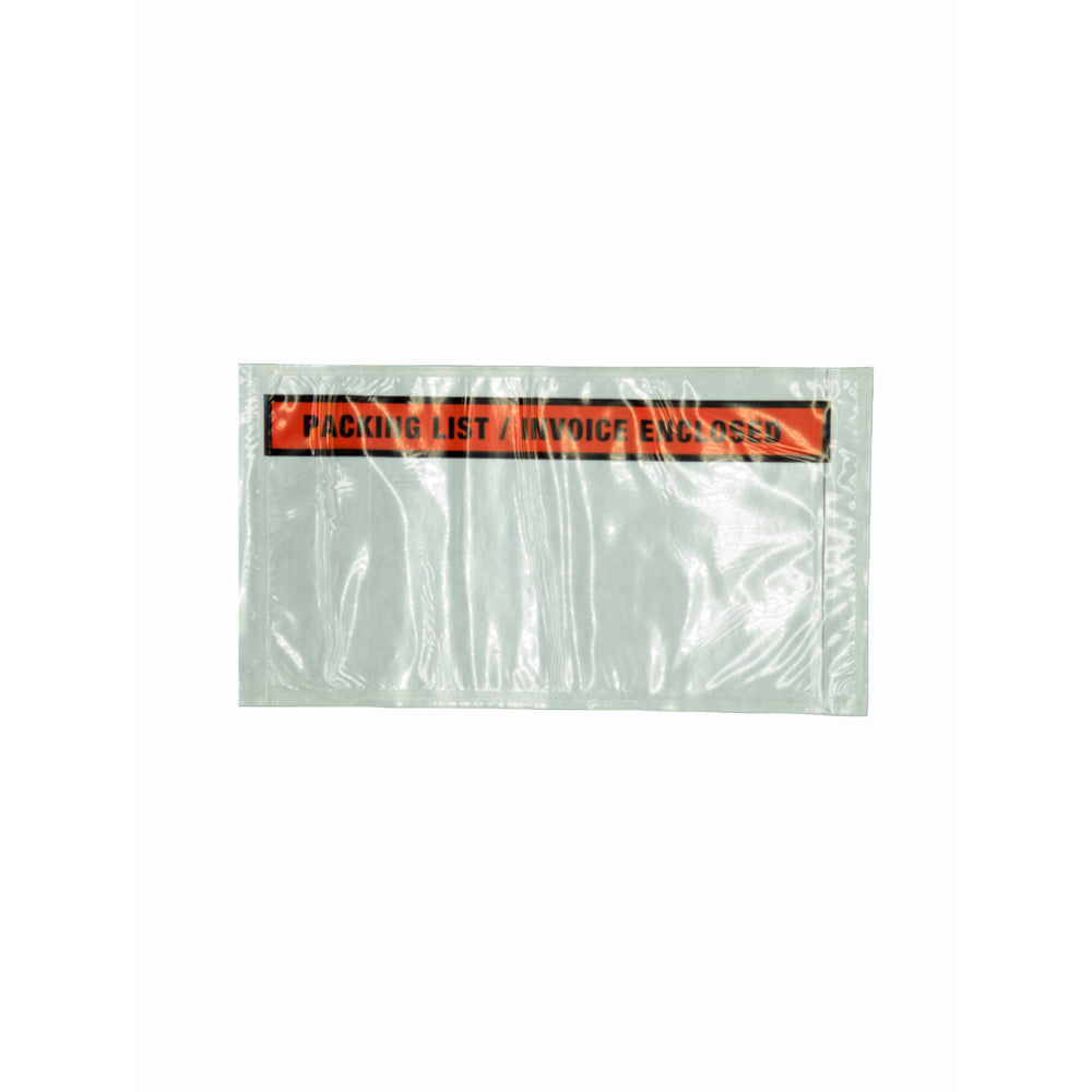 Enveloppes de bordereau d'expédition Belle Pak - 14 cm de large x 25 cm de long - Transparentes - Paquet de 1 000
