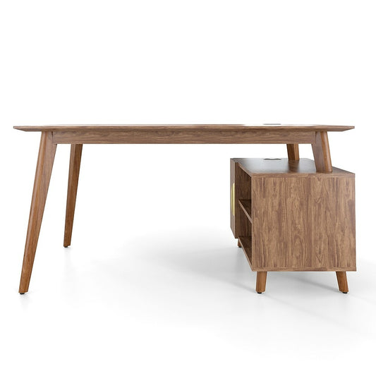 MidMod by Union & Scale 60" Storage Desk - Espresso