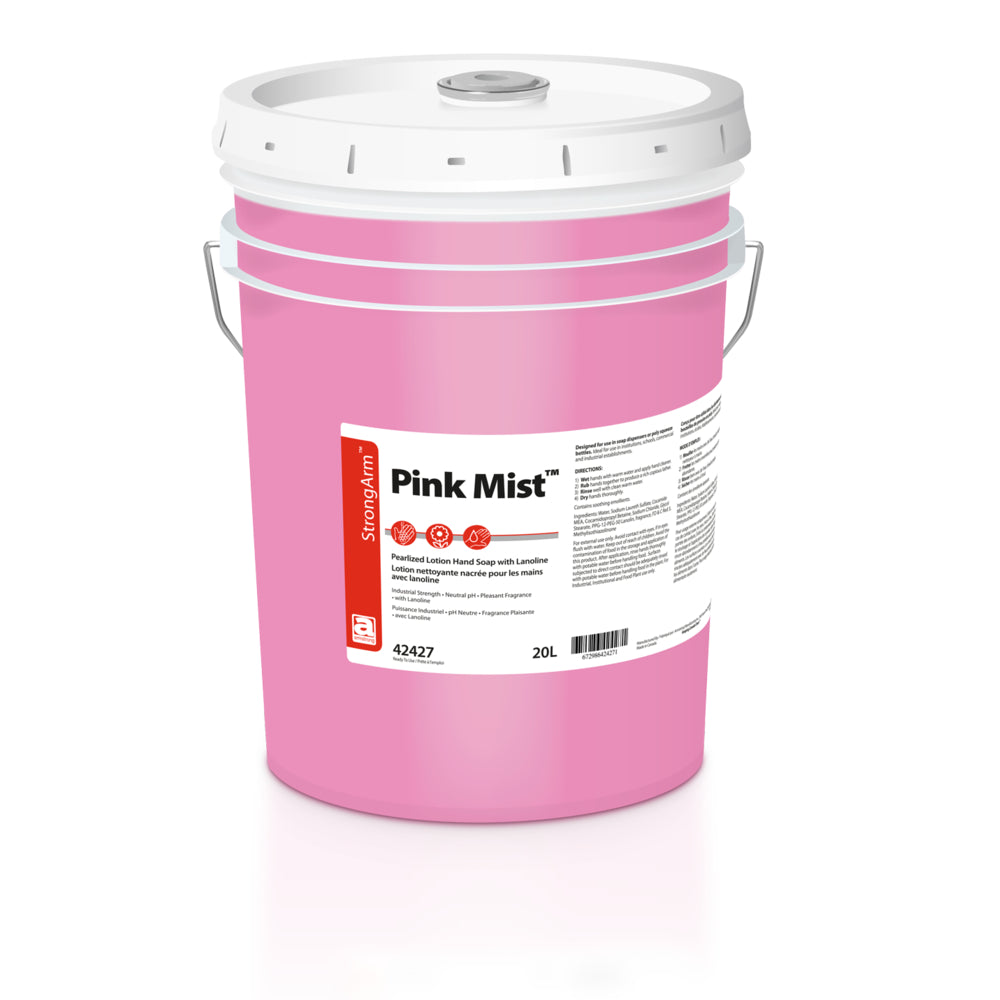 StrongArm Pink Mist Pearlized Lotion Hand Soap - 20 Litre