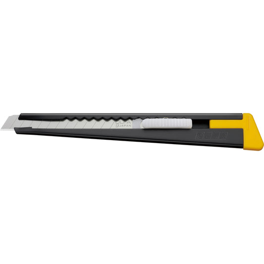 Couteau utilitaire de précision à verrouillage automatique OLFA 180 9 mm en métal - Noir