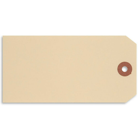 Merangue Manilla Shipping Tags - 5 1/4" x 2 5/8" - 1000 Pack