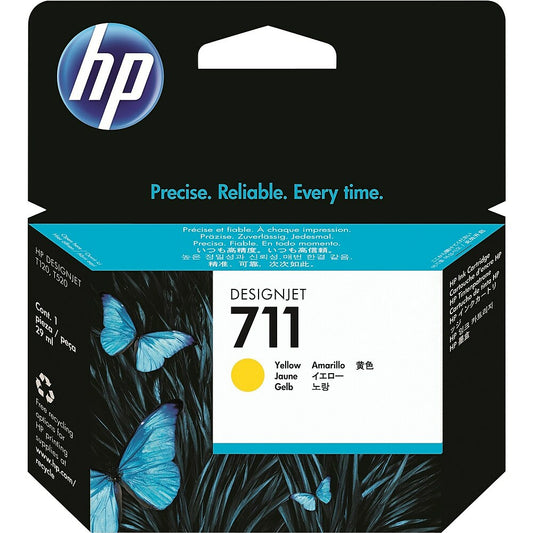Cartouche d'encre jaune HP 711 - CZ132A